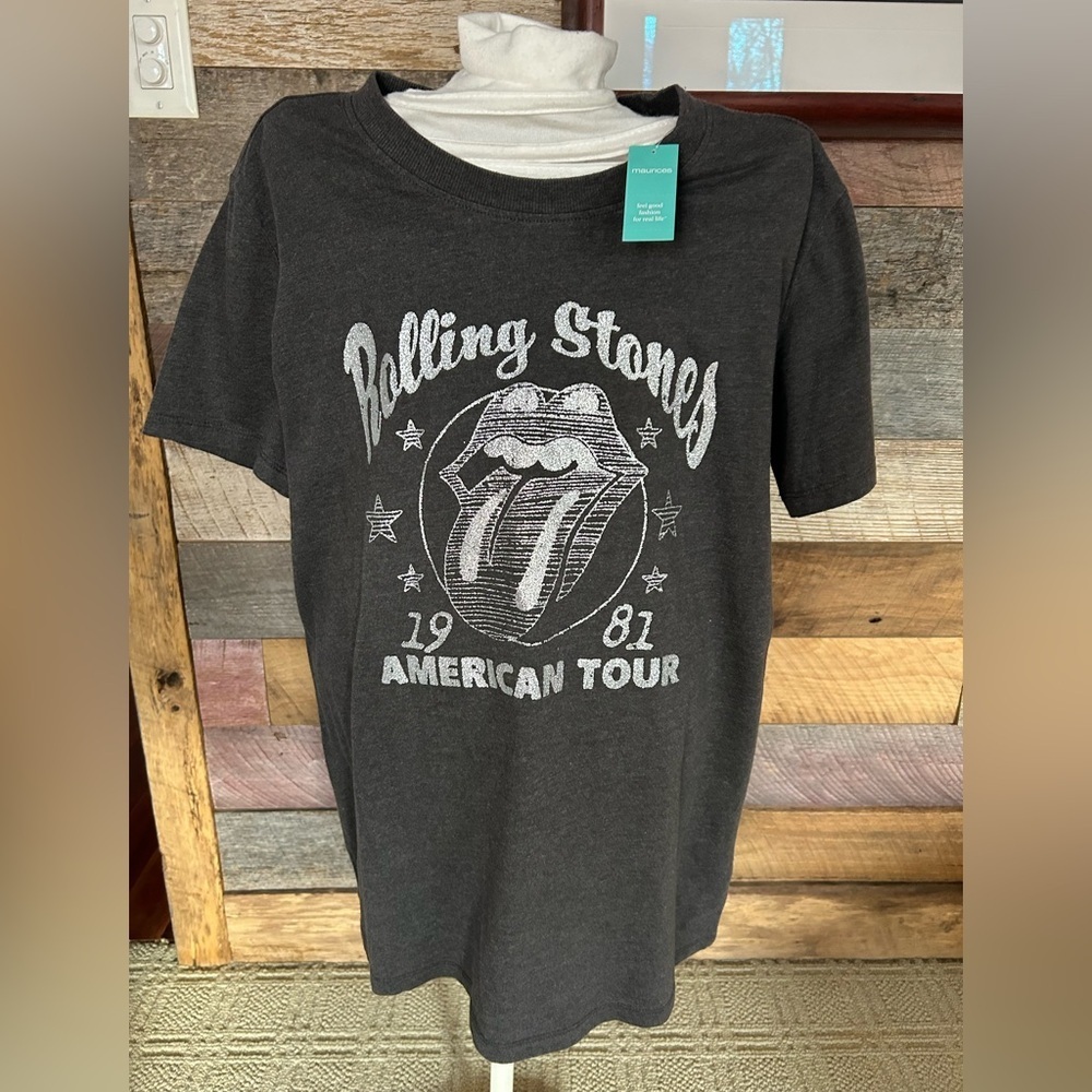 NWT-Rolling Stone’s 1981 American Tour Graphic Band Tee- XS - Picture 2 of 9